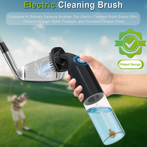 Nuevo Cepillo Limpiador Eléctrico Mejorado para Productos de Golf, con Cepillo de Nylon Rígido y Retráctil, para Limpiar Pelotas de Golf, Zapatos y Palos - Product Image 3