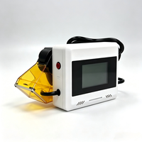 Machine de marquage laser portable Huike 20W, équipement de gravure sur fibre optique pour pièces de quincaillerie sur site