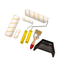 Outil pour coloration de haute qualité, à bas prix, brosse en plastique, cadre de cage domestique, balles de sol, rouleau à peinture, plateau, livraison gratuite