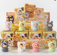 Coffret mystère de jouets artisanaux colorés de la série Teletubbies