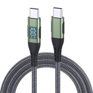 Cavi di fabbrica del cavo del telefono OEM Para Celular Cabo Usb 60W 100W tipo c a tipo c Display a Led cavo di ricarica del telefono - Product Image 6