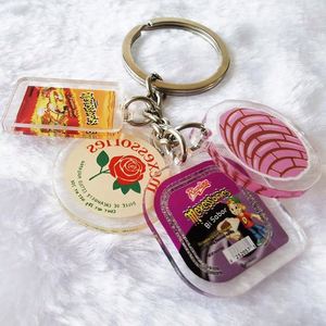 Custom No-Minimum Die-Cut Acrylic <b>Keychain</b> Cheap Free Logo Design Metal Plastic <b>Anime</b> Cartoon Style Key Holder Alloy Material - Product Image 4