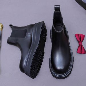 Zapatos Mocasines Italianos Retro con Patrón de Patchwork, de Cuero Genuino, Cómodos, Versátiles, con Borlas, para Hombre, Impermeables - Product Image 4