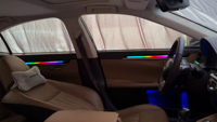 Kit d'accessoires de décoration d'éclairage d'ambiance dynamique 64 couleurs pour l'intérieur de voiture Cardoo pour Lexus ES 2013-2017