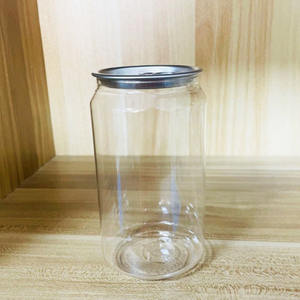 Lata de Plástico PET Vacía Transparente Personalizada para Bebidas, Jugos, Café, Refrescos, Bebidas Energéticas, 330 ml, 500 ml - Product Image 3