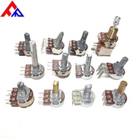 Wh148 Type 3-pin 5-pin 6-pin Sound Potentiometer 10k 25k 50k 100k Rotary Game Potentiometer