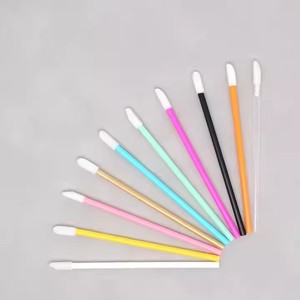 100 unidades de aplicadores desechables de algodón para labios, brochas de maquillaje para brillo labial, herramienta de belleza - Product Image 2