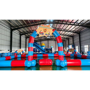 Pista de Carreras Inflable para Niños con Material de PVC, Certificación CE, Garantía de <span class=keywords><strong>3</strong></span> Años, para Exteriores - Product Image 2