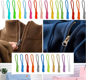 <span class=keywords><strong>Fermeture</strong></span> à glissière extracteur fin ajustement corde étiquette pince de remplacement boucle cassée fixateur cordon Zip onglet sac de voyage valise tente - Product Image 1