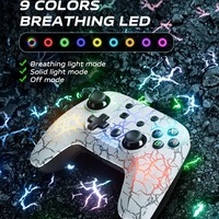 Manettes de jeu Esports en gros, mode privé, avec éclairage LED, pour Android, iOS et PC