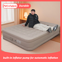 Matelas pneumatique gonflable automatique en PVC avec pompe à air intégrée, lit gonflable, canapé-lit