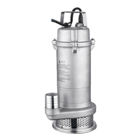 Pompa Submersible Kecil Multistage High Speed Motor Stainless Steel QY Q(D)X-S Harga Terjangkau untuk Irigasi Pertanian 0.55KW 220V/380V
