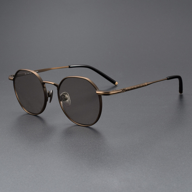 Stock Vintage Titanium Luxury Optical Frames Retro Reading Eye Glasses