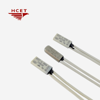 Interruptor de Protección Térmica de Sobrecarga Serie HCET, Termostato de Motor de Acción Rápida para Electrodomésticos, Energía Eléctrica y Baterías
