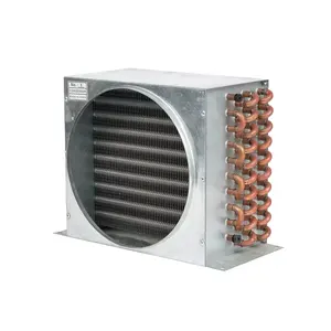 Copper tube plate fin split ac cooling coil condenser/evaporator