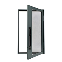 Moustiquaire de sécurité en acier inoxydable 18 mailles ignifuge, avec cadre en aluminium sur mesure, moustiquaire anti-insectes, directement de l'usine