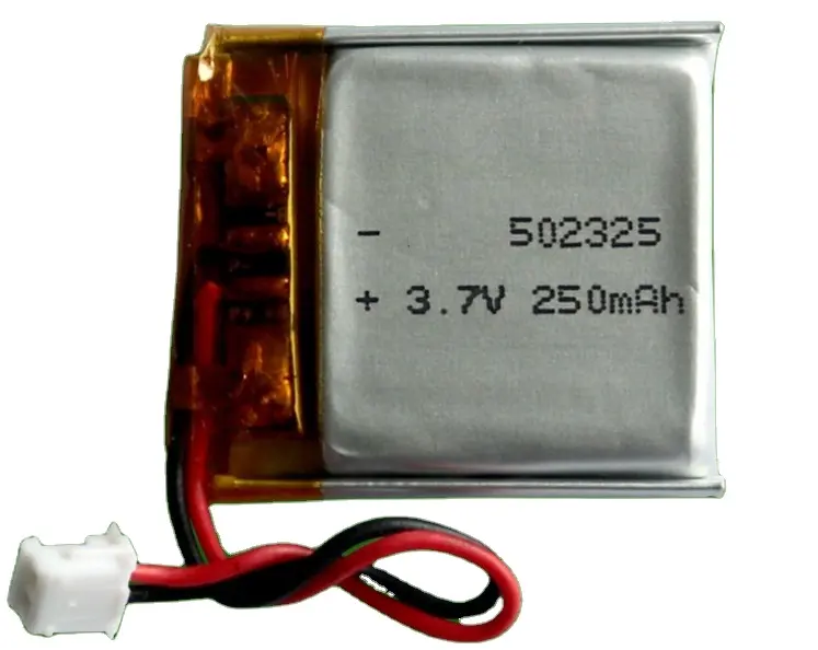 Highdrive 552325 3.7v 290mah/ 502325 3.7v 260mah लिथियम बहुलक बैटरी mp3 रिचार्जेबल प्लेयर लाइपो बैटरी