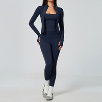 Ensemble 3 Pièces Tendance 2026 pour Femme : Vêtements Décontractés, Fitness, Gym, Yoga et Jogging (Vente en Gros)