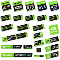 Autocollants pour Cartes Graphiques NVIDIA-RTX RTX 4090TI 4080 4070TI 4060 GEFORCEGTX RTX RADEON, Nouveaux et Originaux