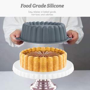<span class=keywords><strong>Moule</strong></span> à gâteau en silicone de qualité alimentaire lavable au lave-vaisselle <span class=keywords><strong>Moule</strong></span> à gâteau au chocolat <span class=keywords><strong>Moule</strong></span> à gâteau <span class=keywords><strong>Charlotte</strong></span> en silicone - Product Image 4