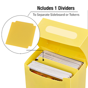 Bán buôn chuyên nghiệp tùy chỉnh màu rắn công suất cao PP vật liệu Trò chơi 100 + thẻ boong hộp - Product Image 5