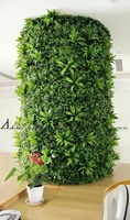 Mur de plante artificielle décorative d'extérieur, 1 pièce, mur de salon, couleur verte