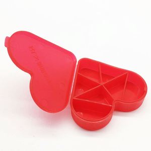 กล่องยาพลาสติกรูปหัวใจ/กล่องใส่ยา/กล่องยา 7 ช่อง ลดราคา - Product Image 3