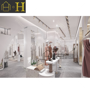 Customized Clothing <strong>Store</strong> Furniture Clothes Shop Counter Table <strong>Design</strong> Clothing <strong>Display</strong> showcase for Sale - Product Image 3