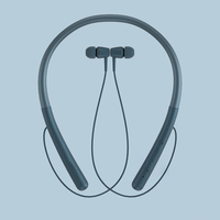 Écouteurs sans fil Bluetooth V5.0 à tour de cou, stéréo souples, pour le sport