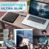 USB 3.0 Type-C External Optical Drive with SD/TF Card Reader Portable DVD Burner Fast Data Transfer for Laptop & MacBook