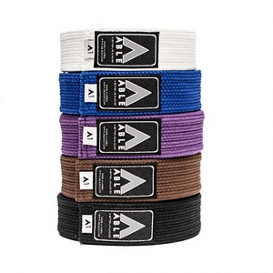 Ceinture de Jiu-Jitsu Brésilien Pearl Wave, ceinture de rangement en coton premium pour l'entraînement au Jiu-Jitsu, logo personnalisé, fabricant en gros - Product Image 2