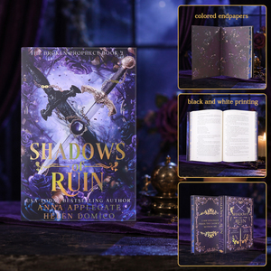 Libro de Edición Especial con Tapa Dura Morada Premium, Bordes Pintados, Novela de Fantasía, Impresión Floral Mágica, Fabricante de <span class=keywords><strong>Libros</strong></span> - Product Image 3