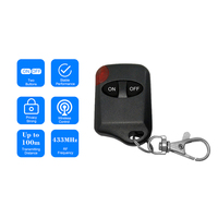 Télécommande universelle sans fil, 433Mhz, pour porte de Garage, 2 boutons, ON/OFF, h96