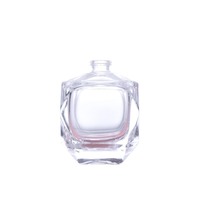 Flacon de parfum en verre vide de luxe, transparent, 30ml 50ml 100ml, avec bille roll-on et bouchon hermétique pour emballage de diffuseur à bâtonnets