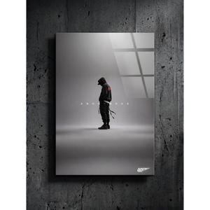 Impression sur métal pour décoration murale, finition verre, « La solitude silencieuse » - Product Image 2