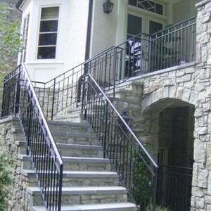 Composants en fer, garde-corps d'escalier en acier de style européen moderne et sécurisé - Product Image 1