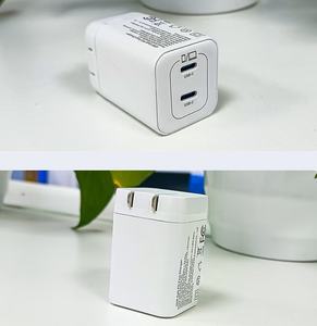 Cargador de Pared GaN de 45W con Dos Puertos <span class=keywords><strong>USB</strong></span> C, Clavijas Plegables, Carga Rápida PD, Adaptador de Corriente para Teléfono Inteligente - Product Image 4