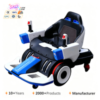 Kart électrique télécommandé pour enfants, double moteur, pour l'extérieur, pour garçons et filles