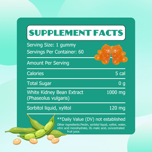Food Grade High Quality White Kidney Bean Gummies Extract Natural Herbal <b>Supplement</b> Weight Loss <b>Supplement</b> - Product Image 4