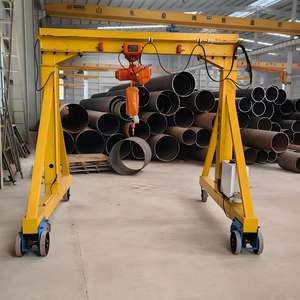 Elektrischer tragbarer Hochleistungs-Portalkran 3,3 Tonnen Tragfähigkeit 2m Hubhöhe und 2,5 m Spannweite für den Werkstatt gebrauch - Product Image 2