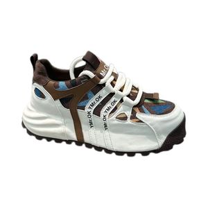 Chaussures de skate rétro à semelle épaisse pour hommes, nouveau design, grande taille, respirantes, souples, pour la marche, le sport et la course à pied - Product Image 2