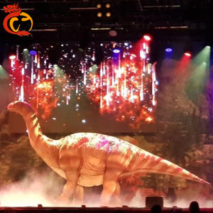 Chuangying – marionnette mécanique d'halloween personnalisée, simulation de <span class=keywords><strong>dino</strong></span>, costume de raptor réaliste, costume de dinosaure robot à pied trex - Product Image 6