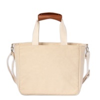 Sac isotherme en toile écologique pour le déjeuner, idéal pour les voyages, sac isotherme en coton portable, sac isotherme pour transporter vos repas - Product Image 3