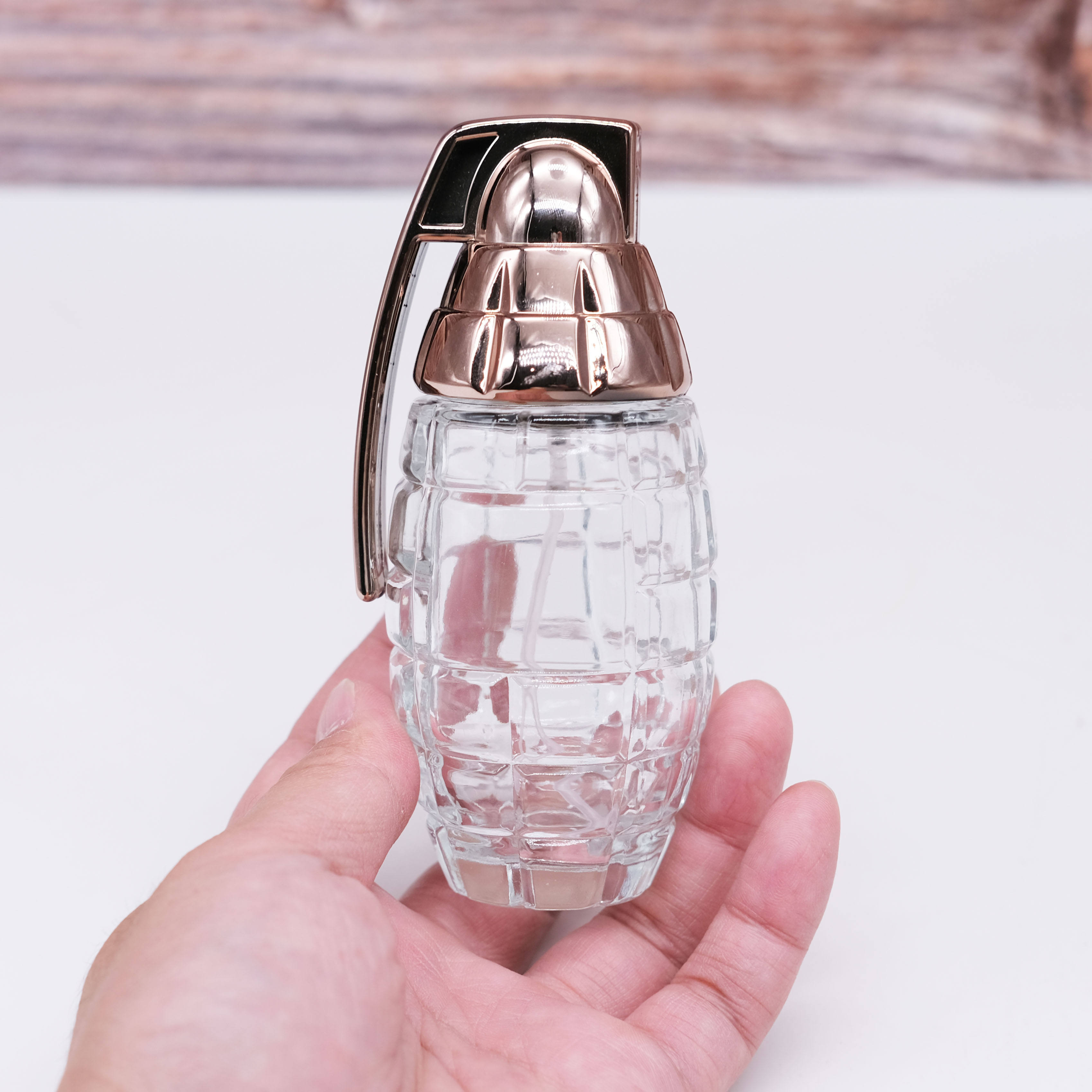 Alibaba Grenade Bottle Aftershave Bomb Shaped Perfume Glass