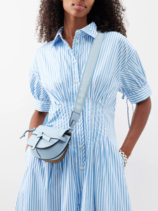 Nuovo arrivo lungo Maxi abito formale per le donne <span class=keywords><strong>vestiti</strong></span> <span class=keywords><strong>estivi</strong></span> manica corta di alta qualità <span class=keywords><strong>cotone</strong></span> abiti personalizzati da <span class=keywords><strong>donna</strong></span> a righe - Product Image 3