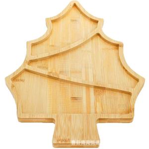 Tabla de cortar de madera con forma de árbol de Navidad, bandeja para servir, plato para queso, plato para delicatessen, para fiestas - Product Image 1