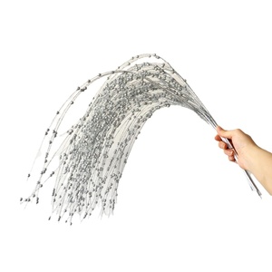 Decoraciones Navideñas y de Año Nuevo de Plástico con Purpurina Hechas a Mano, Estilo Weeping Willow, para Decoración del Hogar, Fiestas y Eventos - Product Image 6