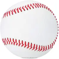 Núcleo de borracha 9 polegadas, ecológico, costura à mão, para crianças e adultos, bola de beisebol para treinamento