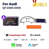 Autoradio Android MEKEDE Qualcomm, lecteur multimédia, prise en charge du DVR, DAB, OBD pour voiture Audi Q7 2005 2006 2008 2009 2010 2013 2014 2015