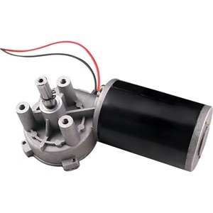 12V 24V 63mm 76mm 60mm Factory Custom DC <b>Worm</b> Gear Motor Different Diameter Size Low Noise Stable Output Motor - Product Image 3